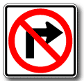 No Right Turn